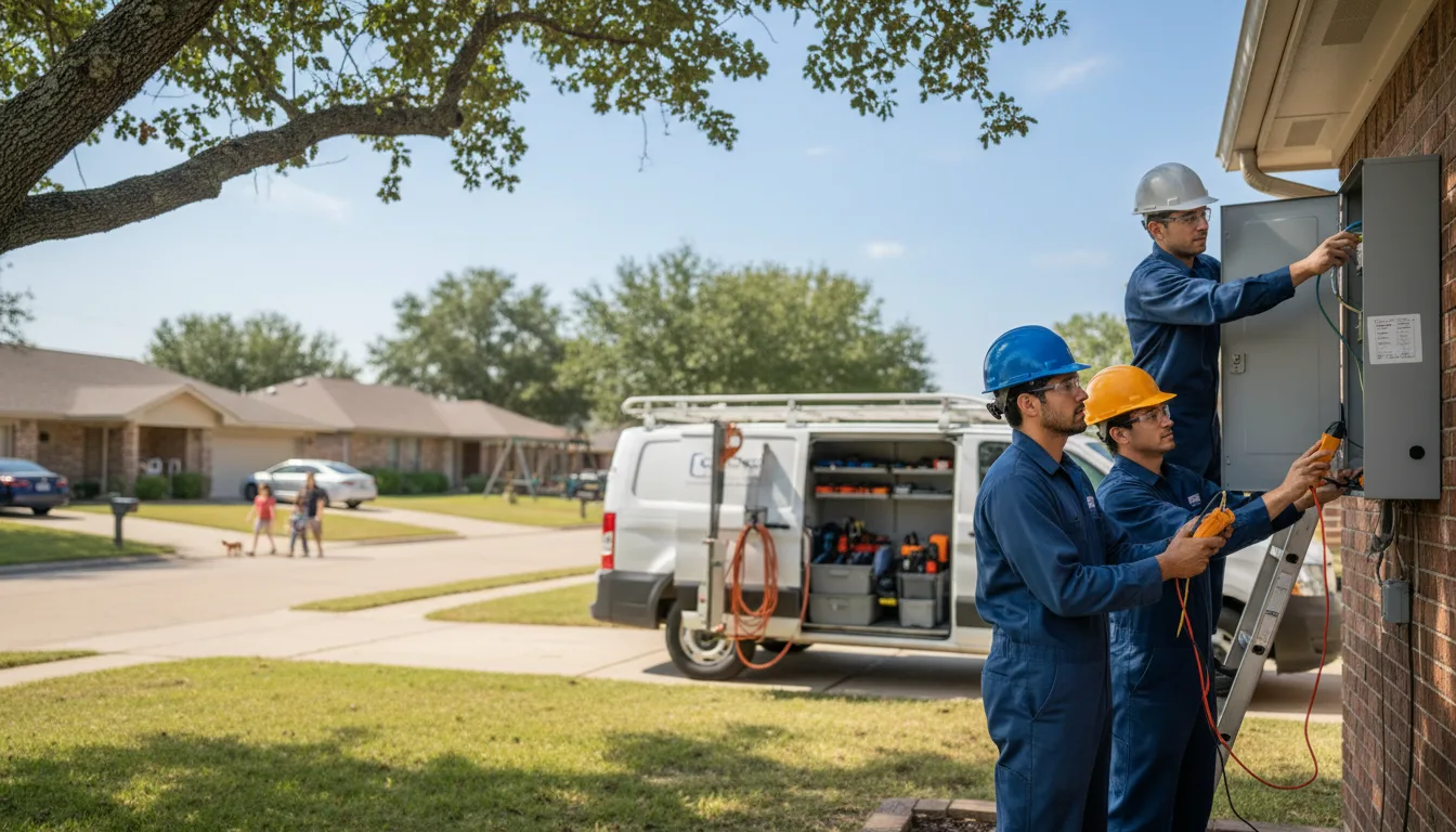 Certified electrician providing emergency electrical services in Germantown, WI